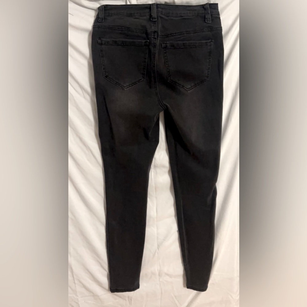 Fashion nova jeans, black, size 1,
